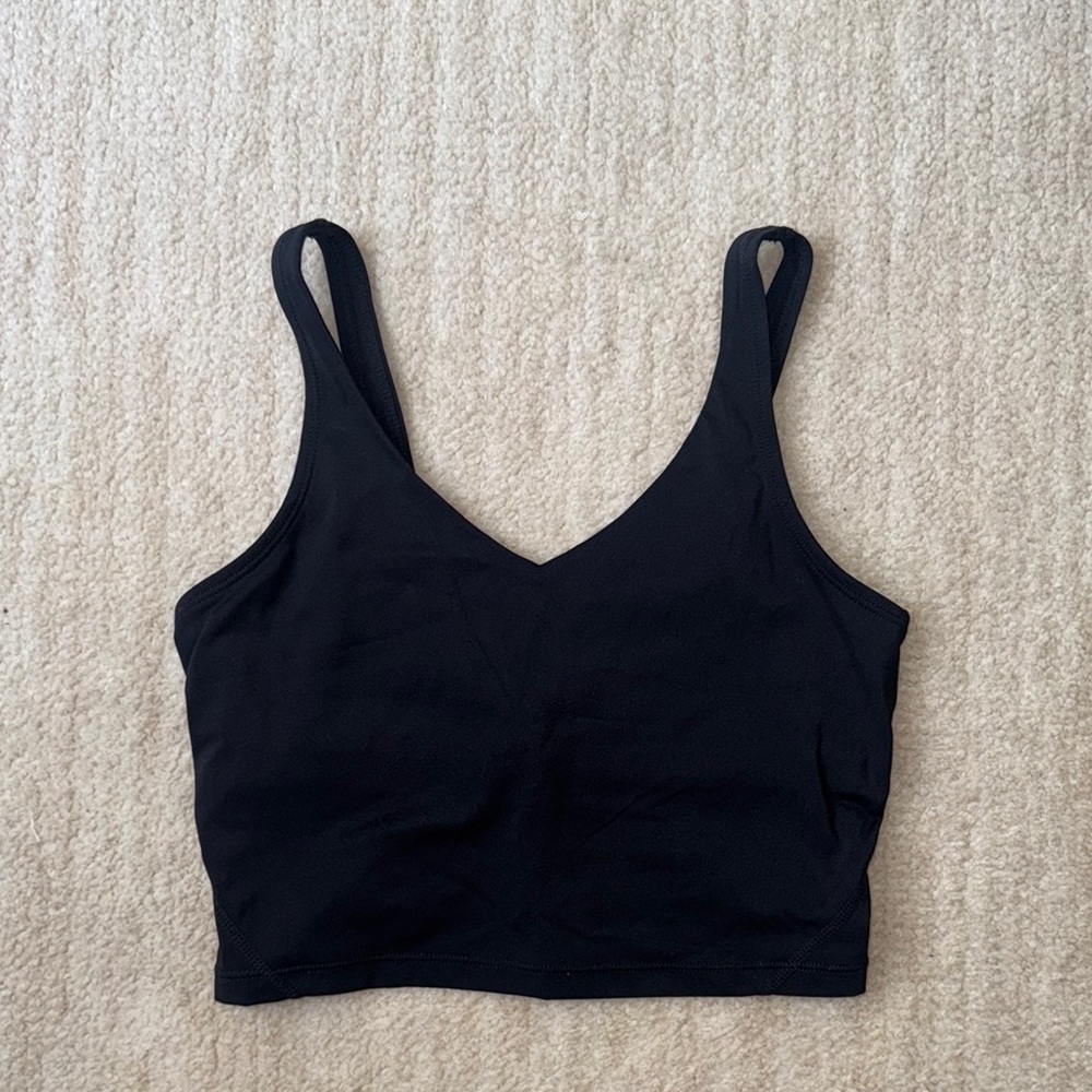 Black exercise top